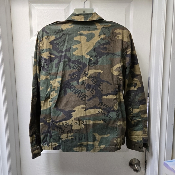 Alpha Industries F-2 French Field Deco Woodland Camo Jacket Coat - Picture 5 of 10